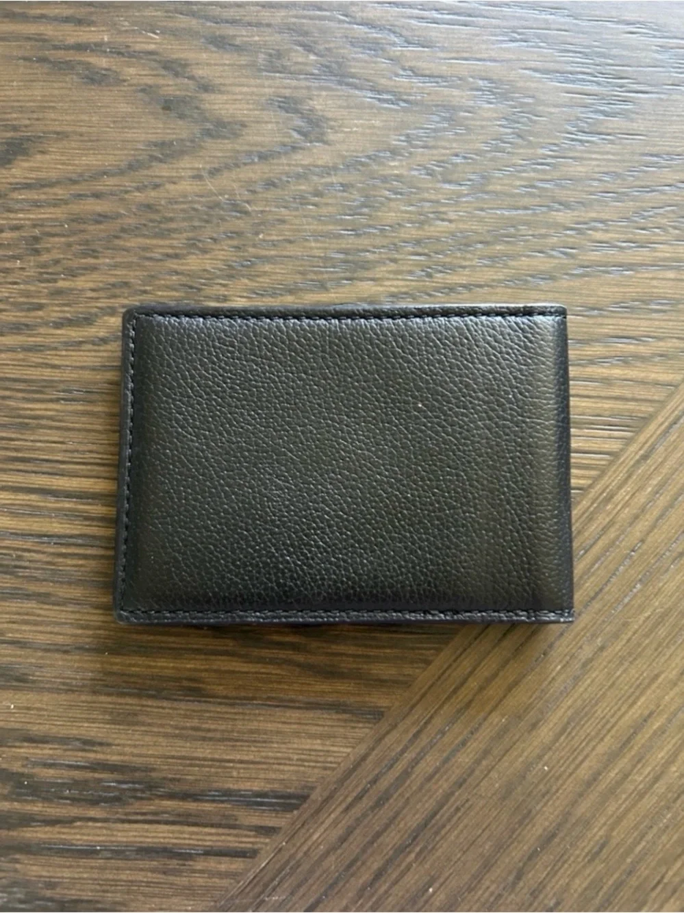 Coach Black Leather Men’s Bi-Fold Card & Key Holder-NWOT